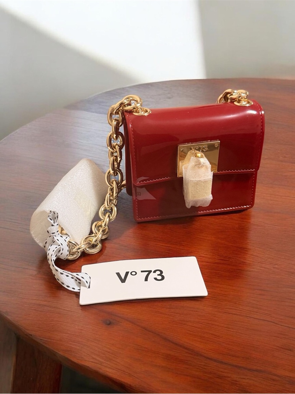 V°73 Patent Leather Mini Bag